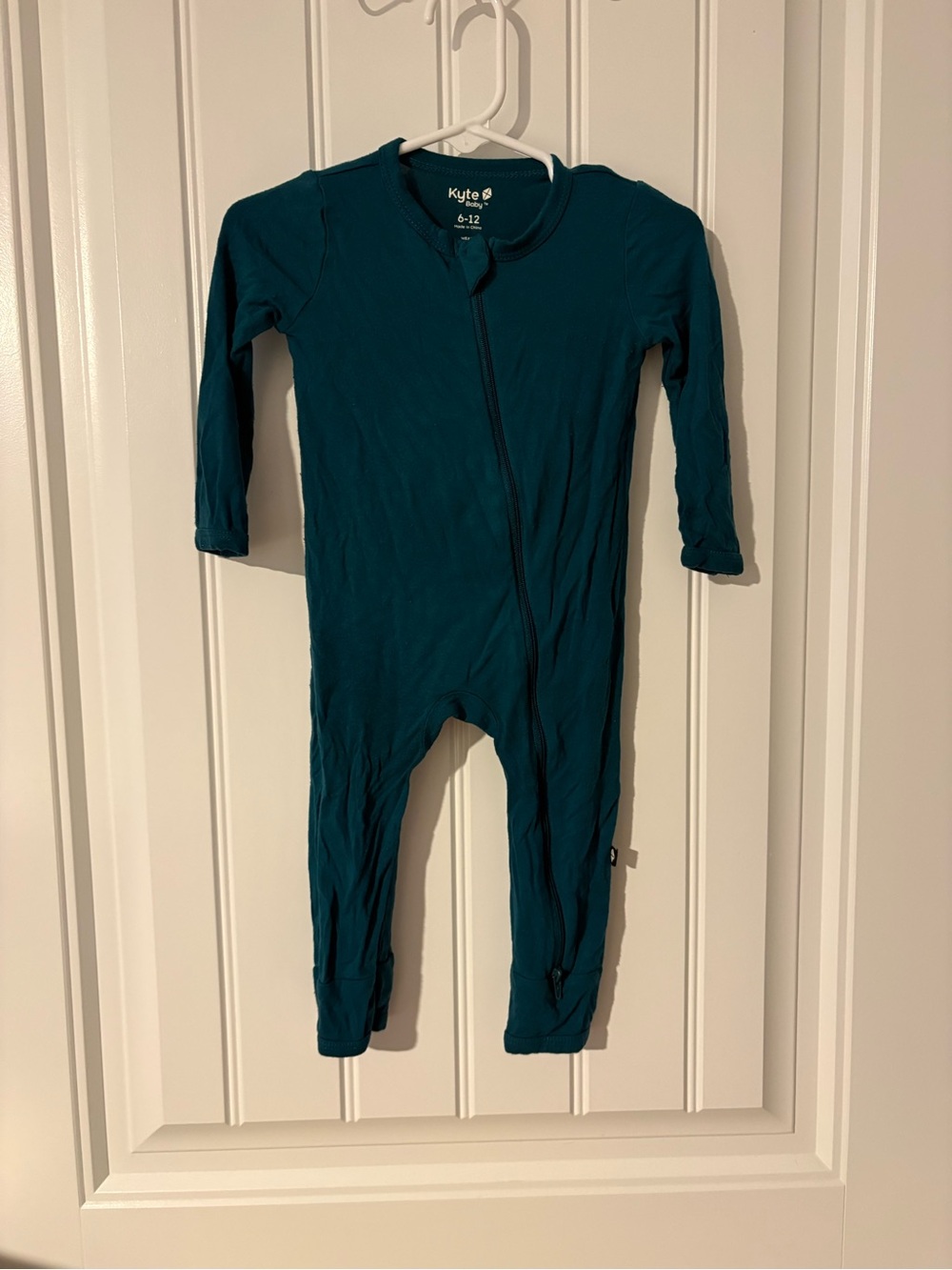 Kyte BABY Zippered Romper in Jade